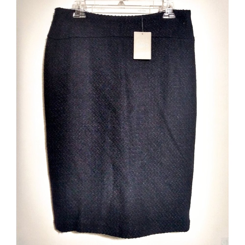 NWT Anthropologie wool knee pencil skirt lined 10